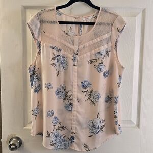 Candie's Lace Trim Blouse